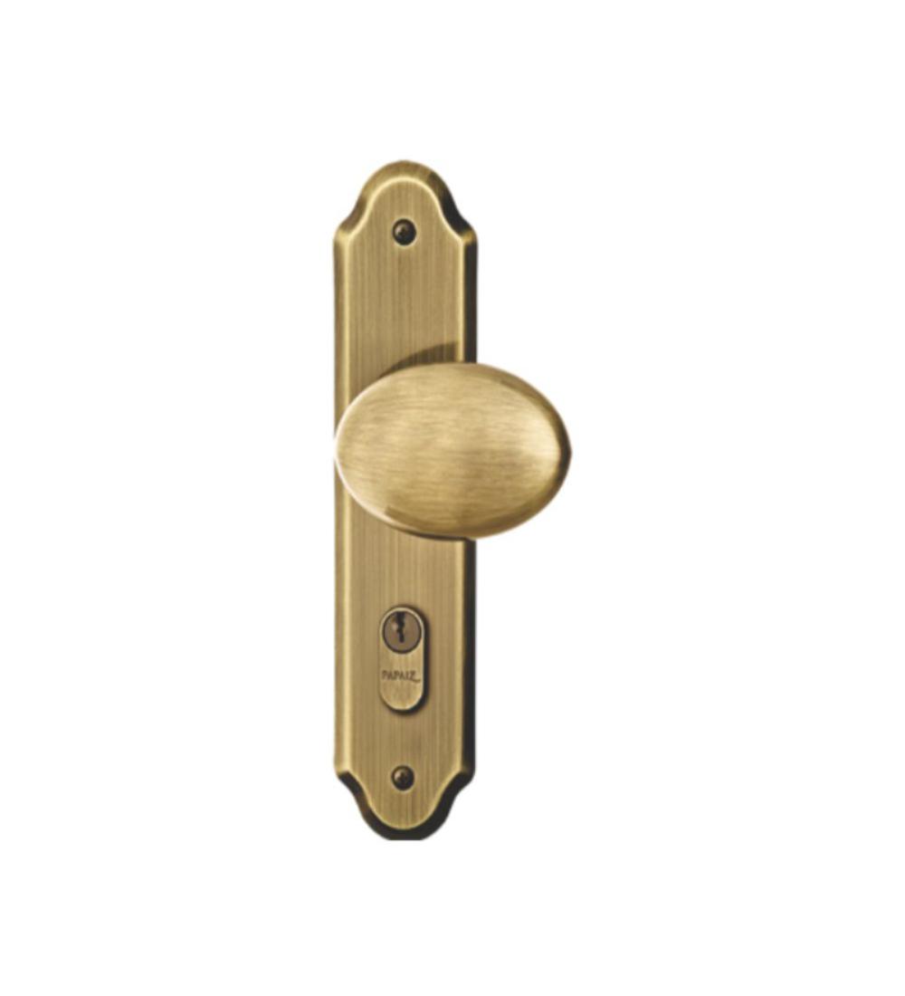 CERRADURA FIT POMO OXIDADA Papaiz MZ-580 EXTERNA